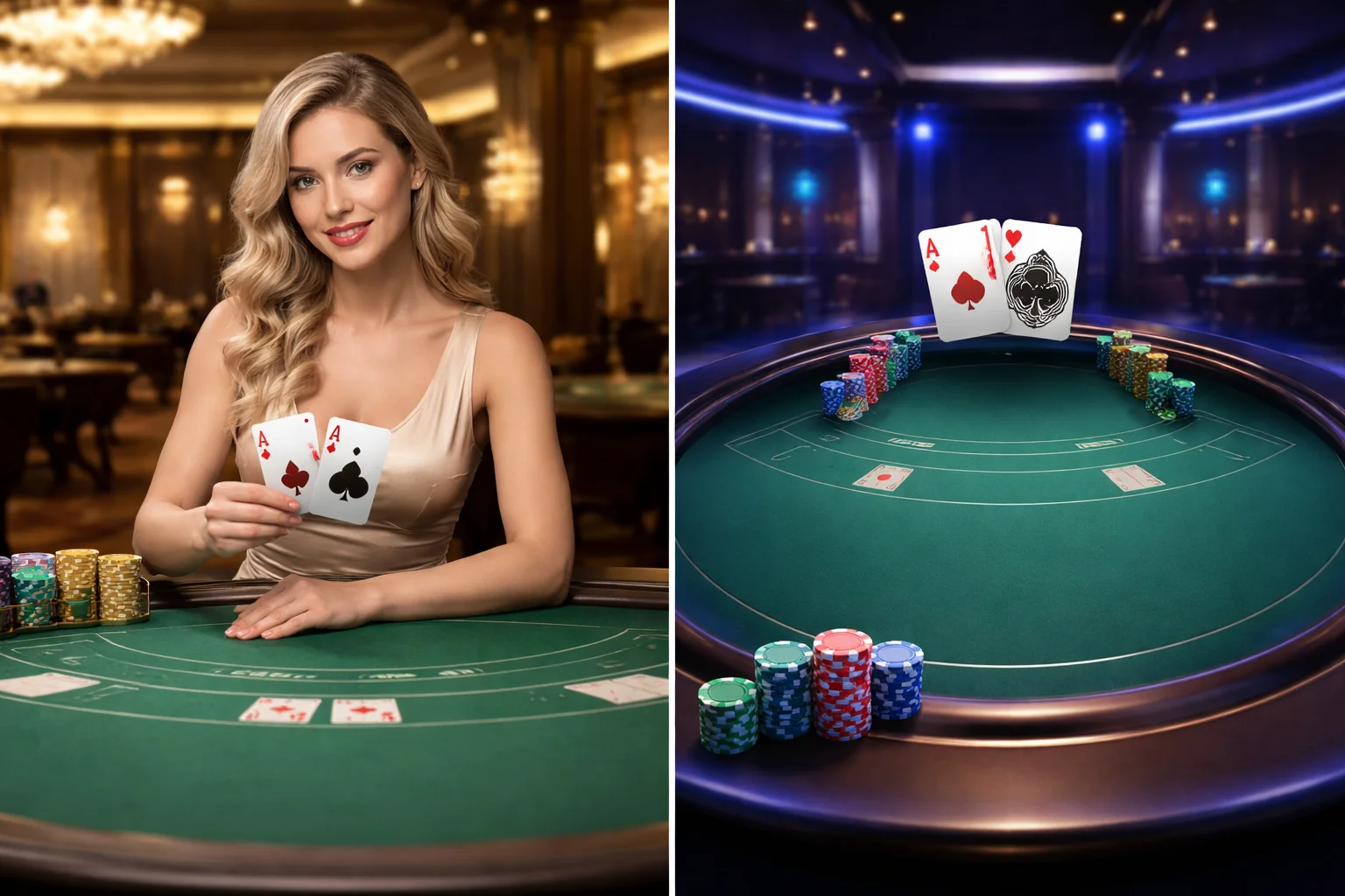 Live dealers o software: cómo jugar en casinos online