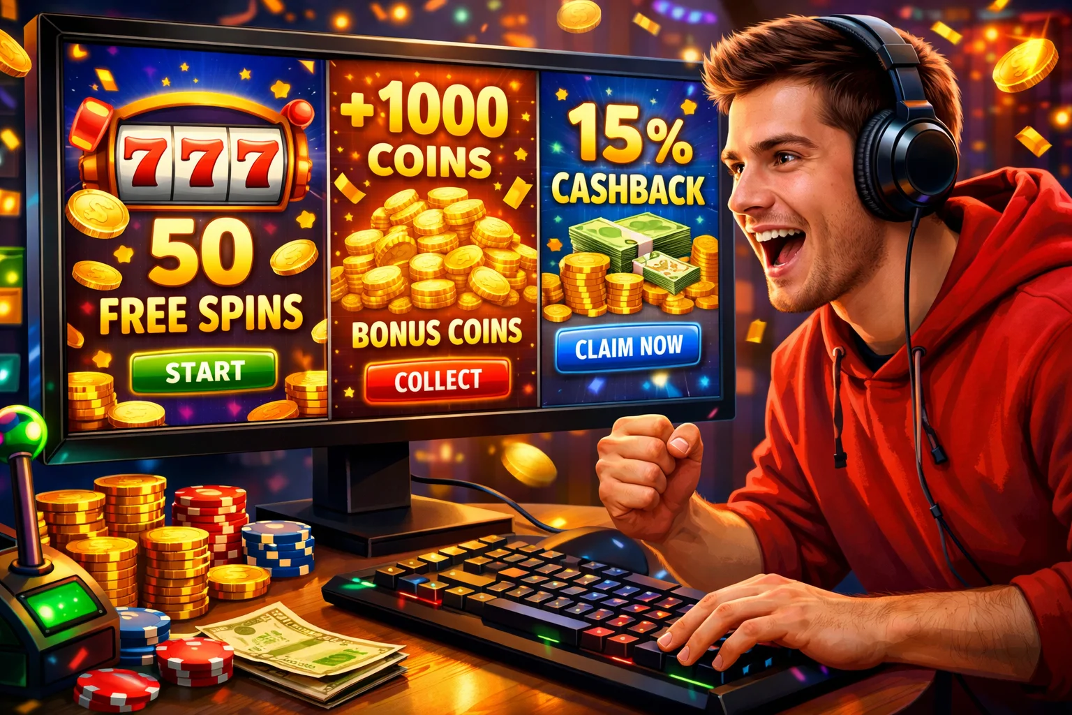 Registro de cuenta en un casino online